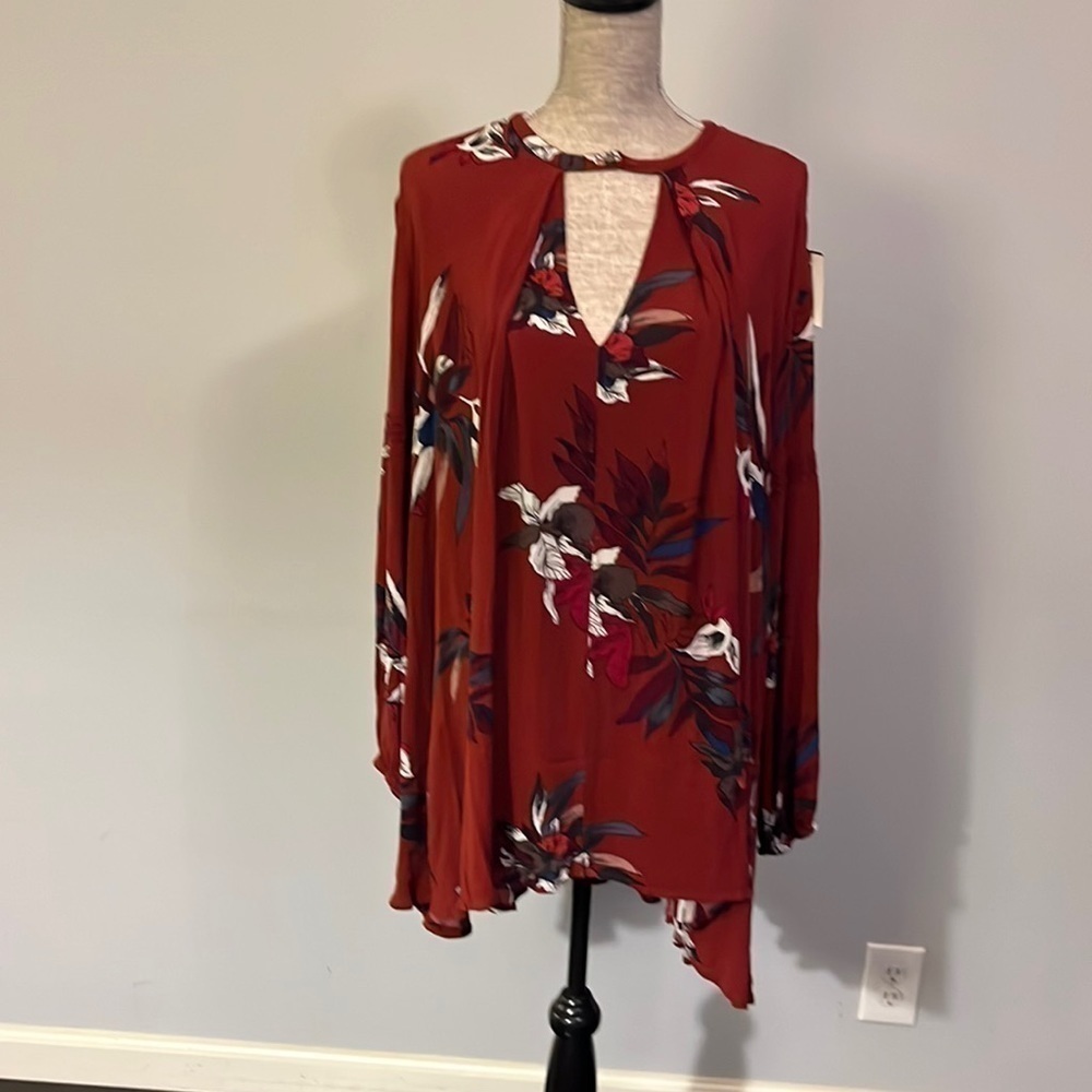 Free People Maroon Tunic Dress size small